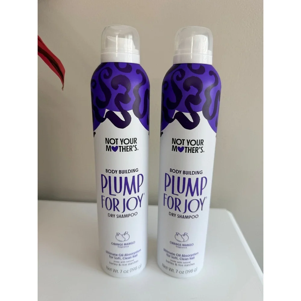 Not Your Mother's Dry Shampoo Unisex 7oz Orange‎ Mango Plump For Joy 2pk NWT